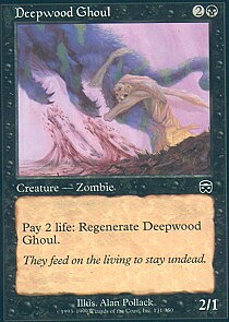 MTG Mercadian Masques - Deepwood Ghoul