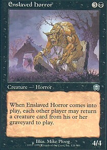MTG Mercadian Masques - Enslaved Horror