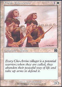 MTG Mercadian Masques - Fresh Volunteers