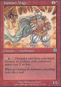 MTG Mercadian Masques - Hammer Mage