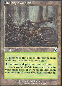 MTG Mercadian Masques - Hickory Woodlot