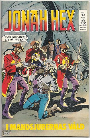 Jonah Hex 1985 Nr 10 VF+ Namnteckning