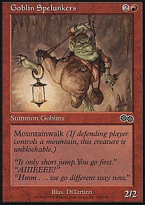 MTG Urza's Saga - Goblin Spelunkers