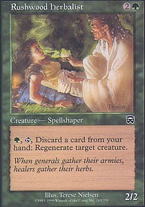 MTG Mercadian Masques - Rushwood Herbalist