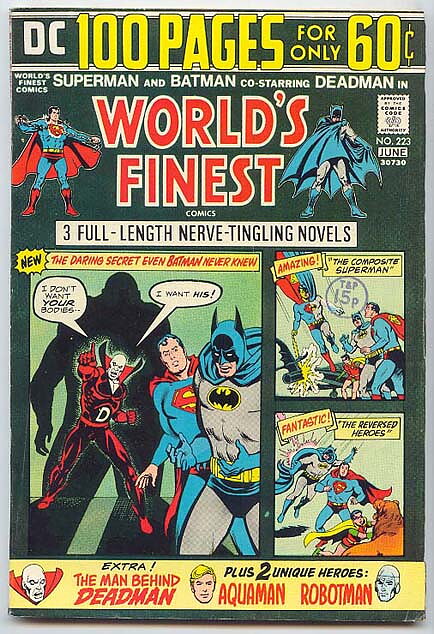 World's Finest Comics # 223 VG/FN Tullstämpel