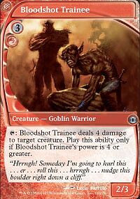 MTG Future Sight - Bloodshot Trainee