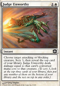 MTG Future Sight - Judge Unworthy