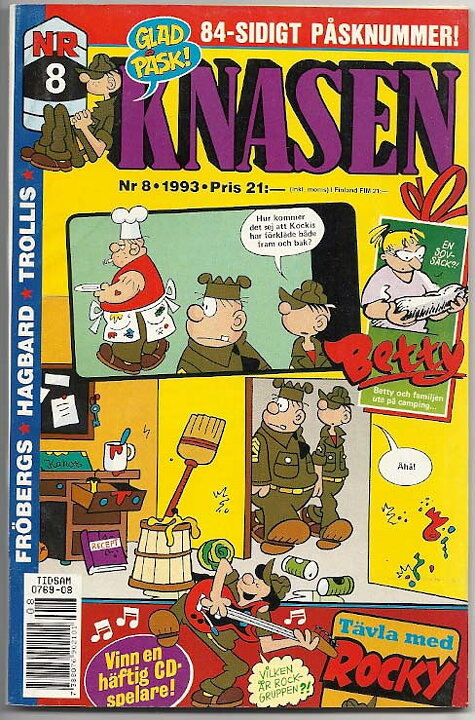 Knasen 1993 Nr 8 NM-