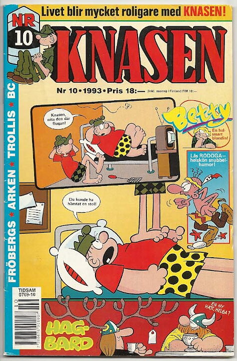 Knasen 1993 Nr 10 VG/FN