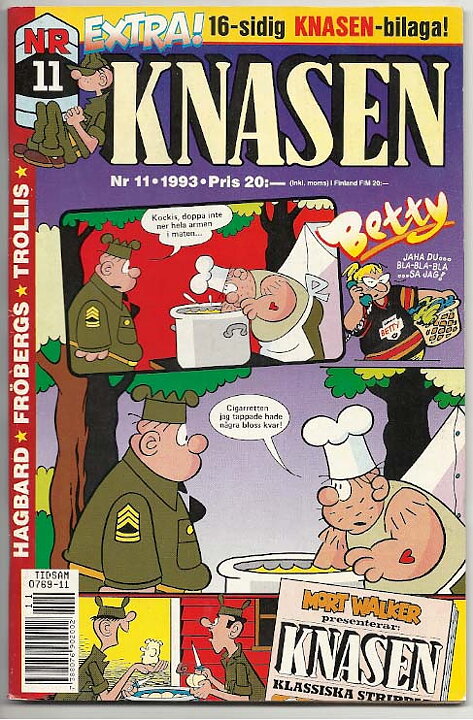 Knasen 1993 Nr 11 FN/VF med Bilaga