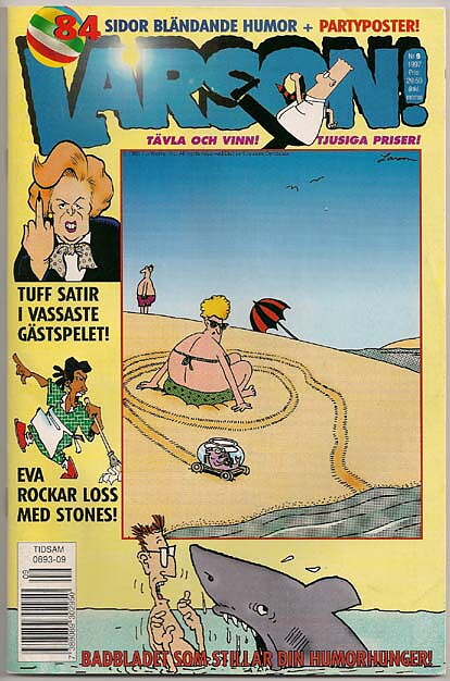 Larson! 1997 Nr 9 VG med Poster