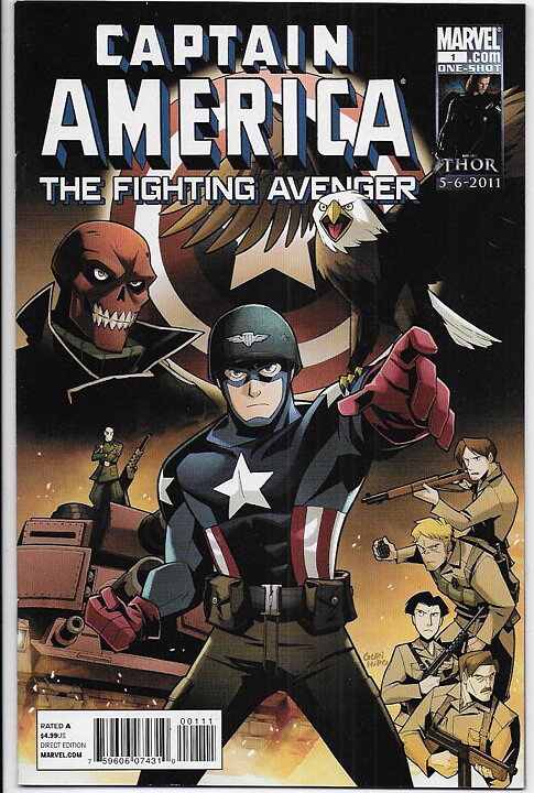 Captain America: The Fighting Avenger # 1 NM-