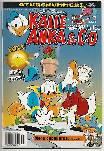 Kalle Anka & C:O 2000 Nr 41 VG