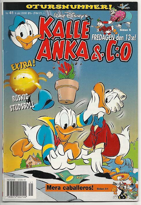 Kalle Anka & C:O 2000 Nr 41 VG