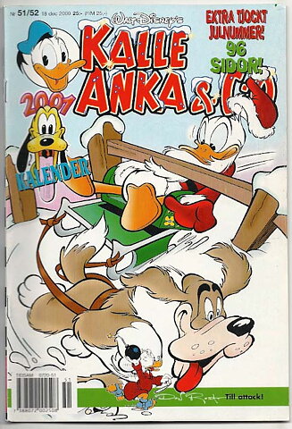 Kalle Anka & C:O 2000 Nr 51/52 VG/FN