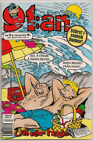 91:an 1993 Nr 17 FN Ifyllt Korsord/Uti Vår Hage