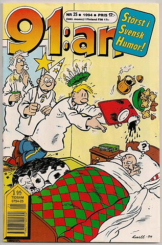 91:an 1994 Nr 25 FN Ifyllt Korsord