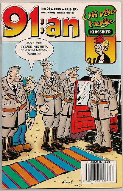 91:an 1995 Nr 21 FN/VF Ifyllt Korsord/Uti Vår Hage