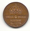 1 öre 1963 flagad stamp 1+/01