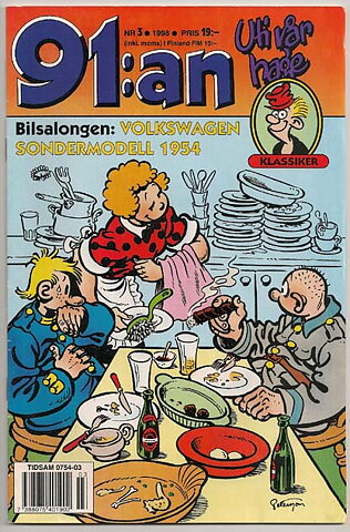 91:an 1998 Nr 3 VG+ Ifyllt Korsord/Uti Vår Hage