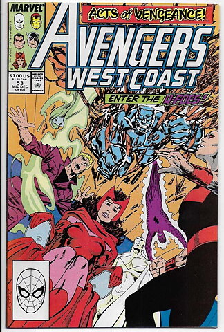 Avengers West Coast # 53 NM-