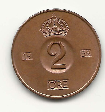 2 öre 1952 01