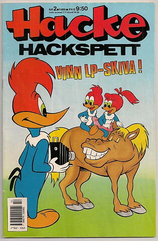 Hacke Hackspett 1989 Nr 2 VG/FN