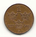 1 öre 1923 1+