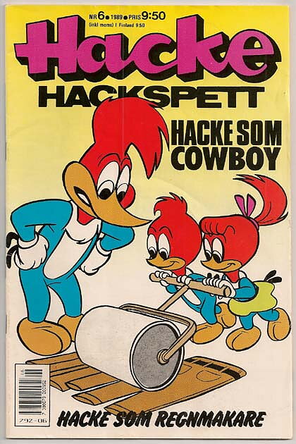 Hacke Hackspett 1989 Nr 6 VG/FN