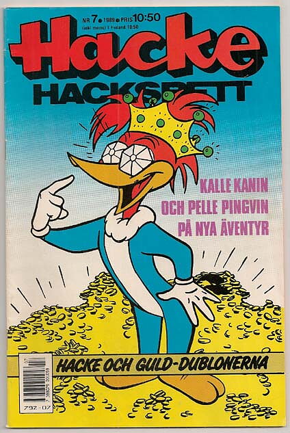 Hacke Hackspett 1989 Nr 7 VG/FN