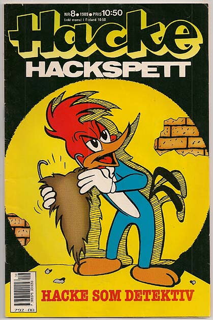 Hacke Hackspett 1989 Nr 8 VG/FN