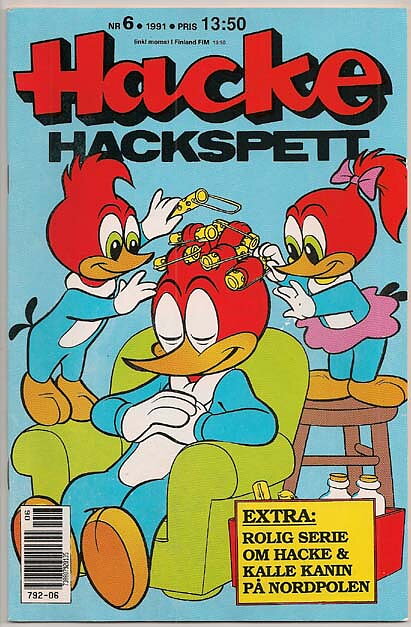 Hacke Hackspett 1991 Nr 6 FN-