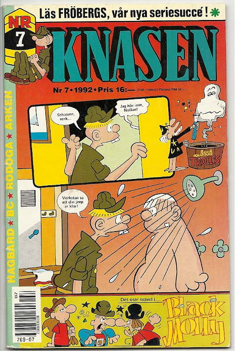 Knasen 1992 Nr 7 VG/FN