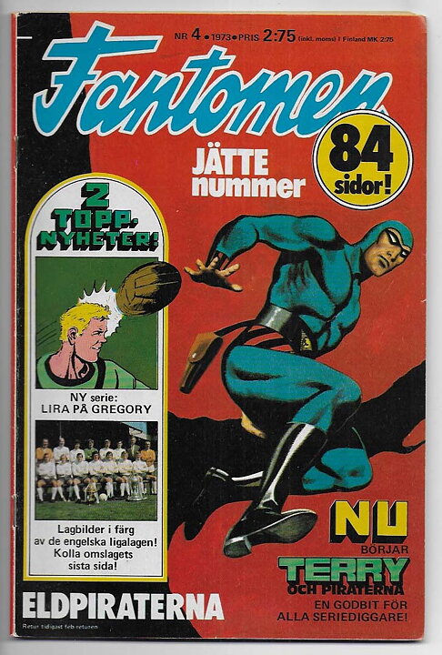 Fantomen 1973 Nr 4 FN/VF