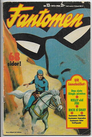 Fantomen 1973 Nr 13 GD
