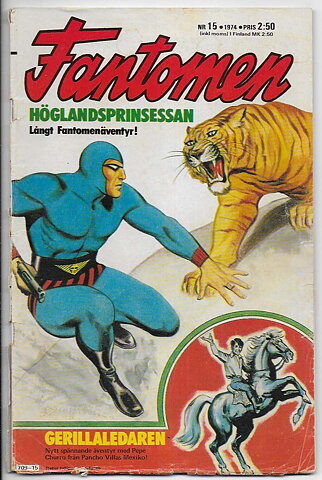 Fantomen 1974 Nr 15 GD