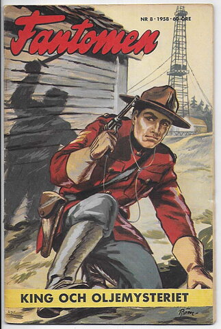 Fantomen 1958 Nr 8 VG/FN