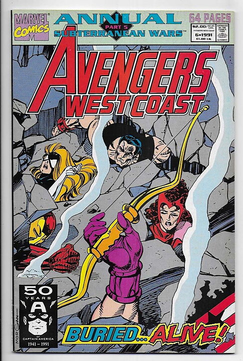Avengers West Coast Annual # 6 VF/NM