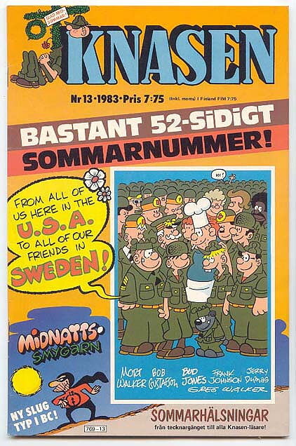 Knasen 1983 Nr 13 VG/FN