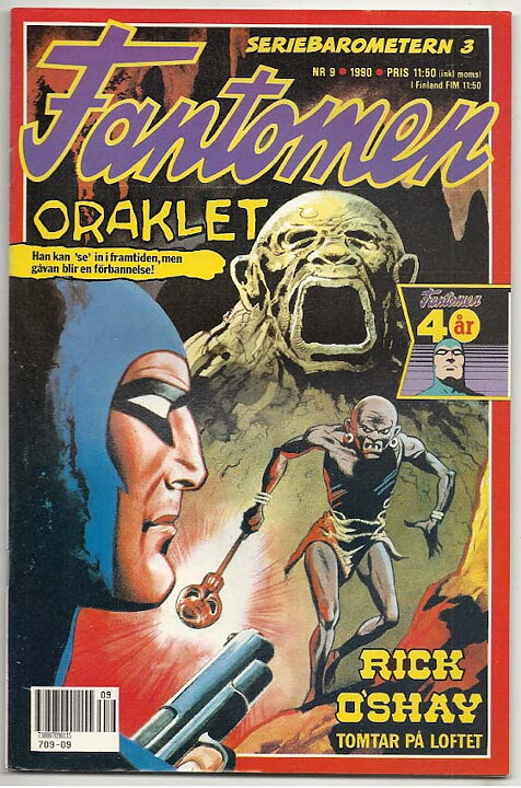 Fantomen 1990 Nr 9 NM Ny Oläst 