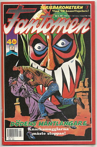 Fantomen 1990 Nr 3 NM Ny Oläst 
