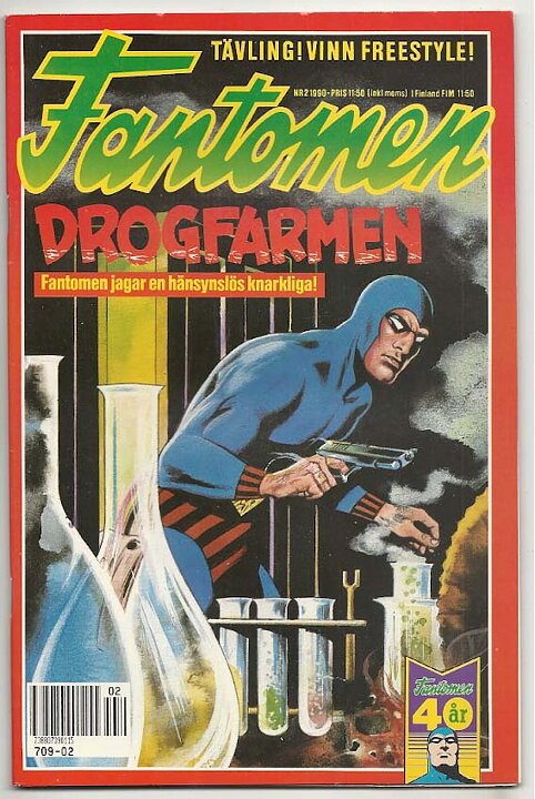 Fantomen 1990 Nr 2 NM Ny Oläst