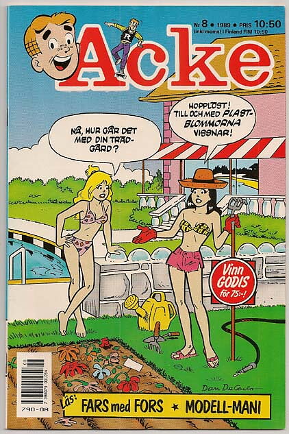 Acke 1989 Nr 8 VF-NM Ny Oläst