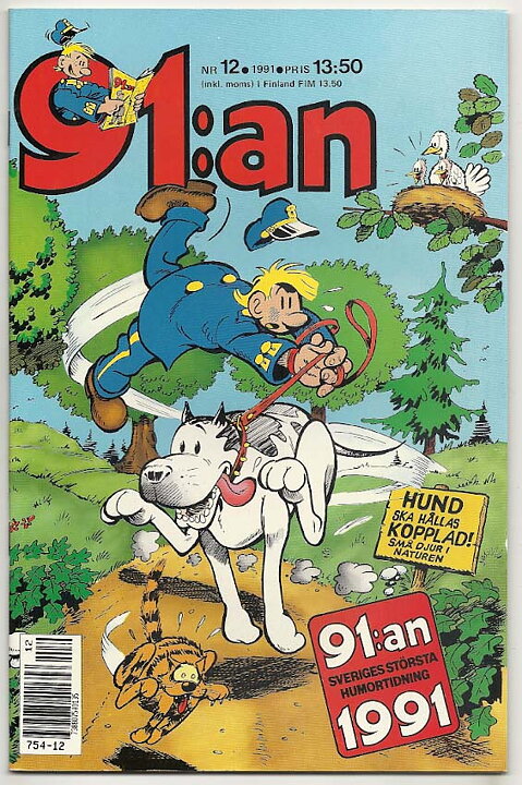 91:an 1991 Nr 12 NM Ny Oläst 