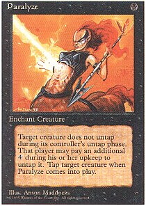 MTG 4th Edition - Paralyze