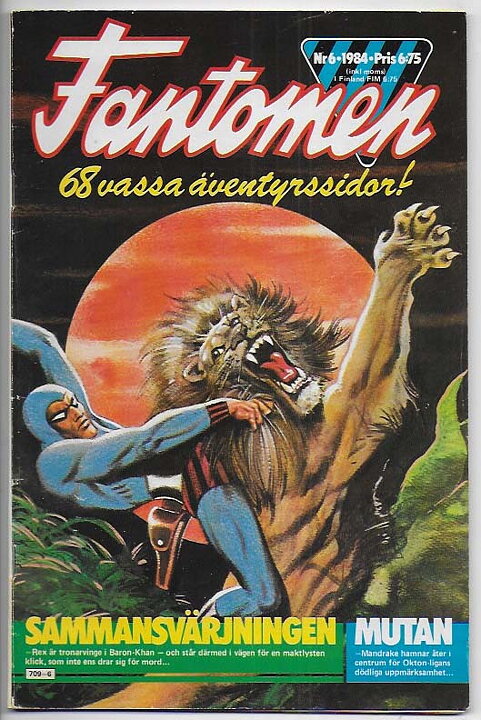 Fantomen 1984 Nr 6 FN