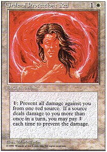 MTG 4th Edition - Circle of Protection: Red