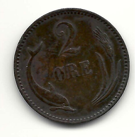 Danmark 2 öre 1894 1?/1