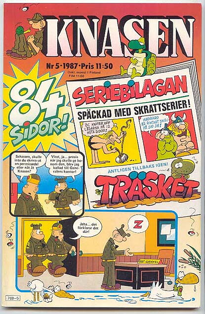 Knasen 1987 Nr 5 VG/FN