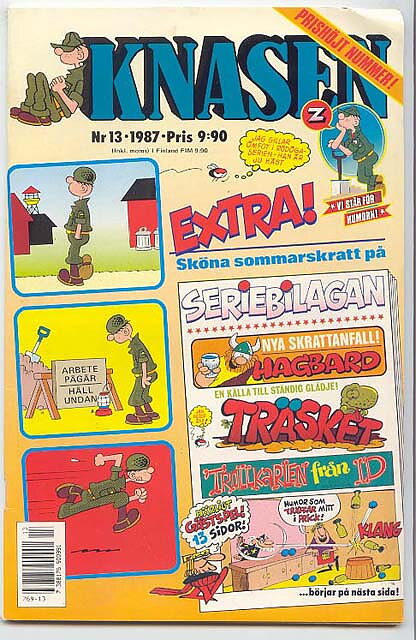 Knasen 1987 Nr 13 VG/FN